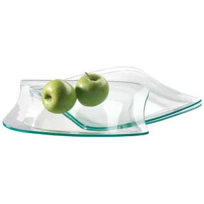 Abbildung von Mäser, Serie La Musica, Platzteller aus Glas, Serviergeschirr im 3er Set