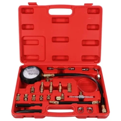 Abbildung von SIXTOL Engine Tester 20 Benzindruck Set, 0 7bar, 20Stk Einspritzanlage Prüfer Set Druckprüfer Auto PKW Krafststoffdruckmesser