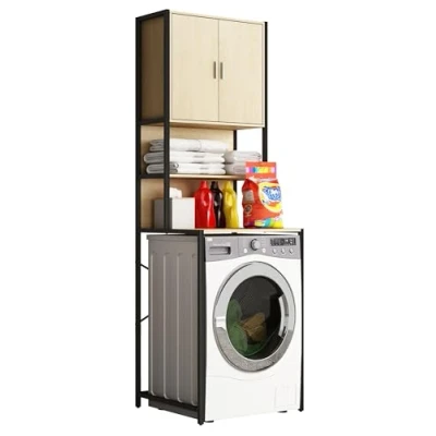 Abbildung von VCM Waschmaschinenumbauschrank Waschmaschine Toilette Überbau Schrank Edino (1 St)