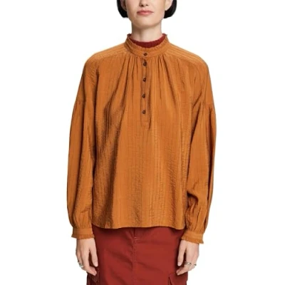 Abbildung von Esprit Bluse, Damen, Größe: Medium, Caramel