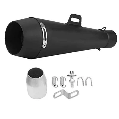 Abbildung von Auspuff Schalldämpfer Rohr Motorrad Schalldämpferrohr Universal 51mm Endschalldämpfer für CBR1000 R6