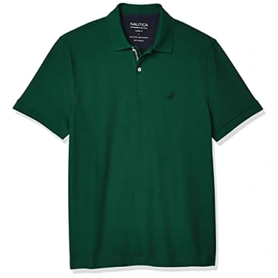 Abbildung von Nautica Herren Performance Pique Polo Shirt Polohemd, Tidal Green, L