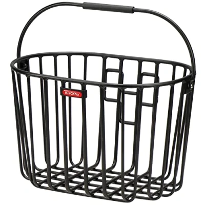 Abbildung von KlickFix Fahrradkorb Vorderradkorb Alumino 40x25x26cm, 16ltr