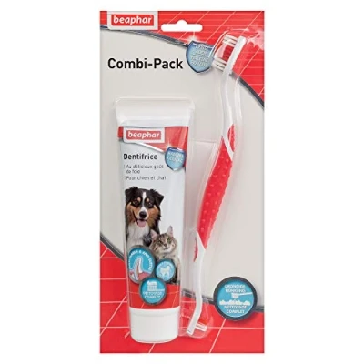 Abbildung von beaphar Brosse à dents et Dentifrice Pour Chien