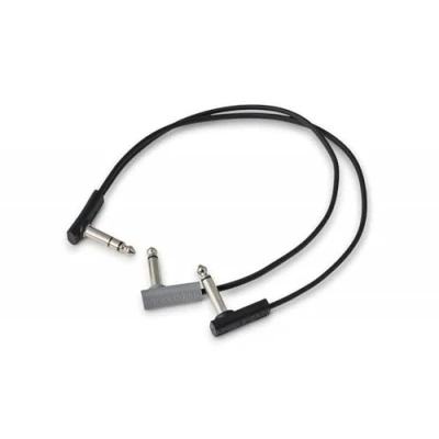 Abbildung von RockBoard Flat Patch Y Splitter Cable 30 cm / 11 13/16&quot; Black