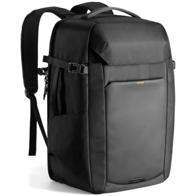 Abbildung von Inateck Reiserucksack TSA freundliche 38L kompatibel mit 17&#039;&#039; Laptop, Rucksack Schuhfach