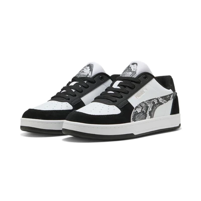 Abbildung von Puma Caven 2.0 Snake CHIC Sneaker low, Damen, Größe: 36, Black/white/aged silver Leder/synthetik