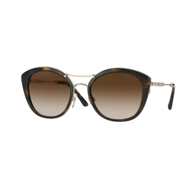 Abbildung von Burberry Sonnenbrille, Damen, Größe: 53, Havana