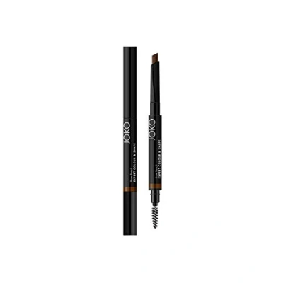 Abbildung von Joko Expert Color &amp; Shape Waterproof Augenbrauenstift 02 Braun