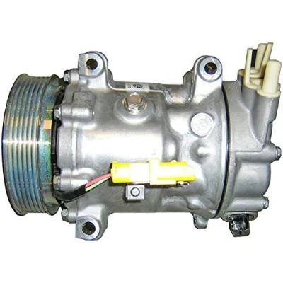 Abbildung von MAHLE ORIGINAL ACP 359 000P Kompressor SD7C16 12 PAG 46 R 134a PEUGEOT: 5008 I, 308 I Schrägheck, 508 SW, CITROËN: Berlingo II, C4 Grand Picasso