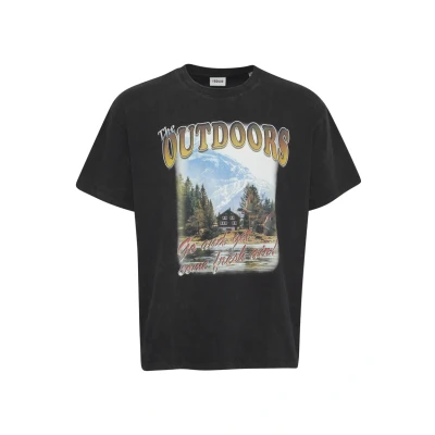 Abbildung von Solid Tshirt print, Herren, Größe: Large, True black