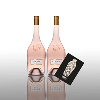 Abbildung von Angelina Jolie + Brad Pitt Studio By Miraval Rose Wein 2x 0,75L (13% Vol) 2er Set [Enthält Sulfite]