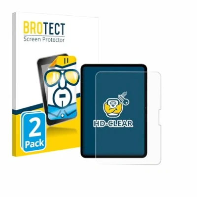 Abbildung von BROTECT (2 Stück Schutzfolie für Apple iPad Pro 11&quot; WiFi Cellular 2024 Displayschutz Folie Ultra Klar
