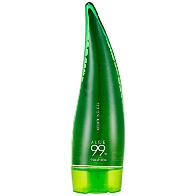 Abbildung von HOLIKA HOLIKA. Gel de Aloe Vera 99% Soothing Gel. Baño Calmante E Hidratante con un puro. Cuidado la Piel. No Daña. Todo Tipo Pieles. 250 ml.