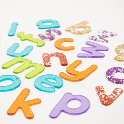 Abbildung von tickit 72433 Regenbogen Glitzer Buchstaben