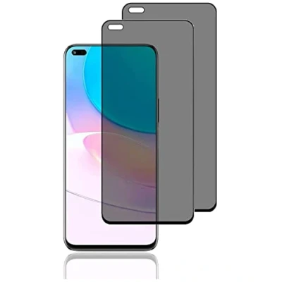 Abbildung von Fiokxie [2 Stück] Sichtschutz für HUAWEI P40 Anti Spy Sichtschutzfolie 9H Härte, Spähen Privatsphäre Schutzfolie,Gehärtetes Glas Folie Blickschutzfolie, Privacy Screen mit Spy, Kratzfest