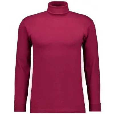 Abbildung von RAGMAN Herren Basic Rollkragenshirt Langarm XXL, Beere 620