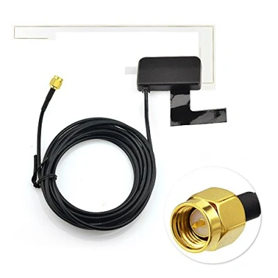 Abbildung von Bingfu DAB+ Autoradio Antenne SMA Stecker Adapter Windschutzscheibe mit 3m 9.8ft Verlängerungskabel Kompatibel Stereo Head Unit Empfänger Tuner