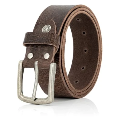 Abbildung von LINDENMANN Gürtel Herren Büffelleder 40 mm braun, Farbe/Color:braun, Size US/EU:Bundweite 125 cm Gesamtlänge 140 W 50 XXXL