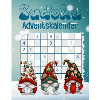 Abbildung von Sudoku Adventskalender 2024: Rätsel für Erwachsene Mit 3 Sudokus von leicht bis schwer Lösungen in großer Schrift Erwachsene, Senioren und Rentner Weihnachtsgeschenk.