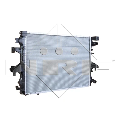 Abbildung von NRF EASY FIT 53795 Kühler, Motorkühlung Aluminium 710 466 33 mit Dichtring Kühlrippen gelötet VOLKSWAGEN: Transporter 5 Bus, Kastenwagen