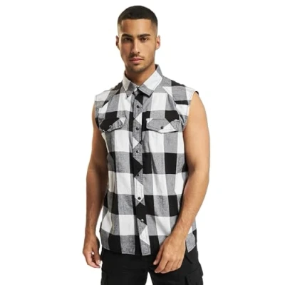 Abbildung von Brandit Top, Herren, Größe: 4XL, White/black