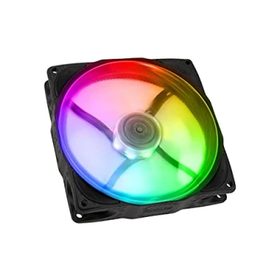 Abbildung von Noiseblocker NB eLoop X B14 P PC Gehäuselüfter 140mm ARGB RGB Lüfter Fan mit Silent wings Moderne PWM Schwarz