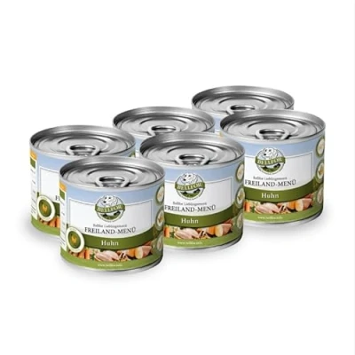 Abbildung von Bellfor Hundefutter Nass mit Huhn Freiland Menü 1,200 g 1200
