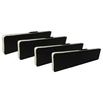 Abbildung von vhbw 4x Aktivkohlefilter Ersatz für Miele DKF 21, 18, 18 1, 2, 20, 20 1 Dunstabzugshaube 43 x 10 2 cm