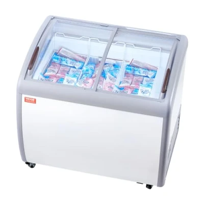 Abbildung von VEVOR 264L Kommerzielle Eisvitrine Gelato Tauch Gefrierschrank Eiscreme Vitrine