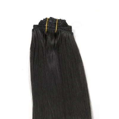 Abbildung von WIG ME UP EX03 GGO 3 Clip in Komplett Set 8 tlg. Extensions Haarverlängerungen Vollkopf Farbe Dunkelbraun (3) Länge 40cm