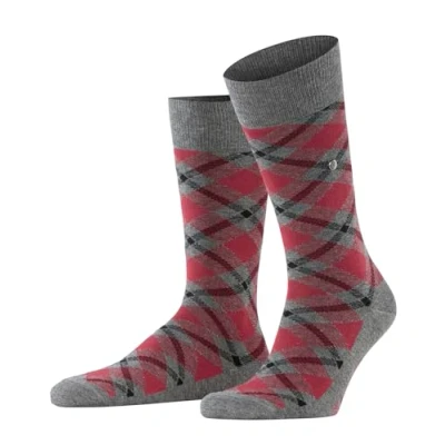 Abbildung von Burlington Tartan Socken, Herren, Größe: 40 46, Carbon mel