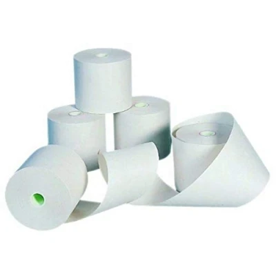 Abbildung von Rexel IB405020 Kassen Rolle, Thermorolle für Tischrechner 1228X und 1491X, 57 m, 12 mm, 5 Stück Ibico