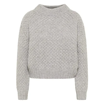 Abbildung von NALLY Damen Strickpullover 19025289 NA02, Hellgrau, M/L