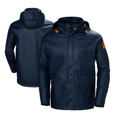 Abbildung von Helly Hansen Workwear GALE RAIN JACKET Color: 590 NAVY Talla: L