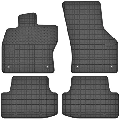 Abbildung von AGCPdirect Gummi Matten Fußmatten Passgenau 4 teilig Set für Volkswagen Polo 6 2017 2021 und VW T ROC