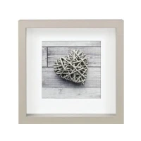Abbildung von Hama Scala Taupe Standständer mit Hintergrundbeleuchtung Rahmen (MDF, Taupe, Standfuß Hintergrundbeleuchtung, 15 x cm, Platz, Reflektierend)