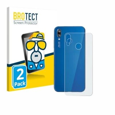 Abbildung von BROTECT Entspiegelungs Schutzfolie für Huawei P20 lite 2018 (Rückseite) (2 Stück) Matte Displayschutz Folie, Anti Reflex, Fingerprint