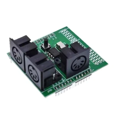 Abbildung von Reland Sun MIDI Shield Musical Breakout Board Instrument Digital Interface Plate für Modul