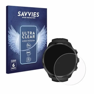 Abbildung von Savvies 6 Stück Schutzfolie für Suunto Spartan Sport/Ultra Displayschutz Folie Ultra Transparent
