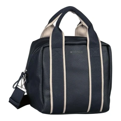 Abbildung von TOM TAILOR Hermia Damen Shopper Umhängetasche Reißverschluss Groß Blau