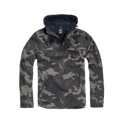 Abbildung von Brandit Anorak &quot;Brandit Herren Fleece Pull Over Windbreaker&quot;, (1 St.), mit Kapuze