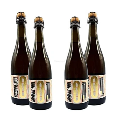 Abbildung von Kolonne Null 4er Set Alkoholfreier Rose Rosé PRICKELND mit Korken 4x 0,75L