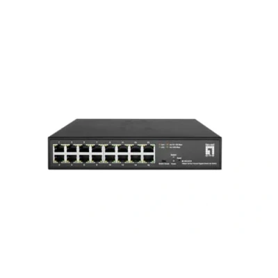 Abbildung von LevelOne GES 2216 Hilbert 10 Zoll Gigabit Smart Lite Switch mit 16 Ports