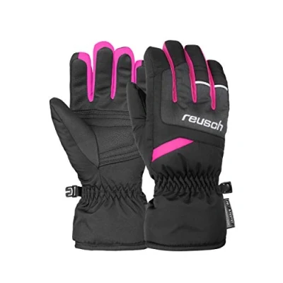 Abbildung von Reusch Bennet Fingerhandschuh, Größe: 6, Blck/blck melang/pink glo