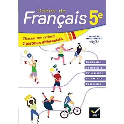 Abbildung von Cahier de francais 5e: Français