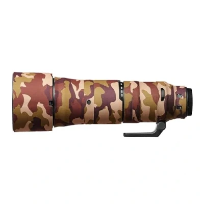 Abbildung von easyCover Lens Oak Objektivschutz Schutz für Ihr Kameraobjektiv Geeignet Nikkor Z 180 600mm f/5.6 6.3 VR Braune Camouflage