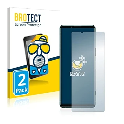 Abbildung von BROTECT Entspiegelungs Schutzfolie für Sony Xperia 5 III (2 Stück) Matte Displayschutz Folie, Anti Reflex, Fingerprint