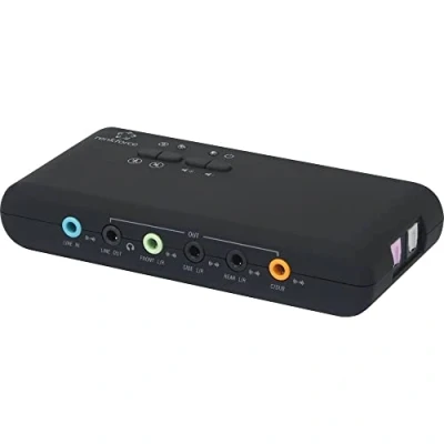 Abbildung von Renkforce RF 4355800 7.1 Soundkarte, Extern Digitalausgang, Externe Lautstärkenregelung