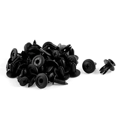 Abbildung von sourcing map 30 Stücke 6mm Loch Kunststoff Schraube Niet Stoßstange Befestigung Clips de